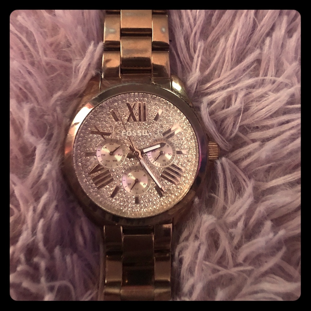 A beautiful fossil watch